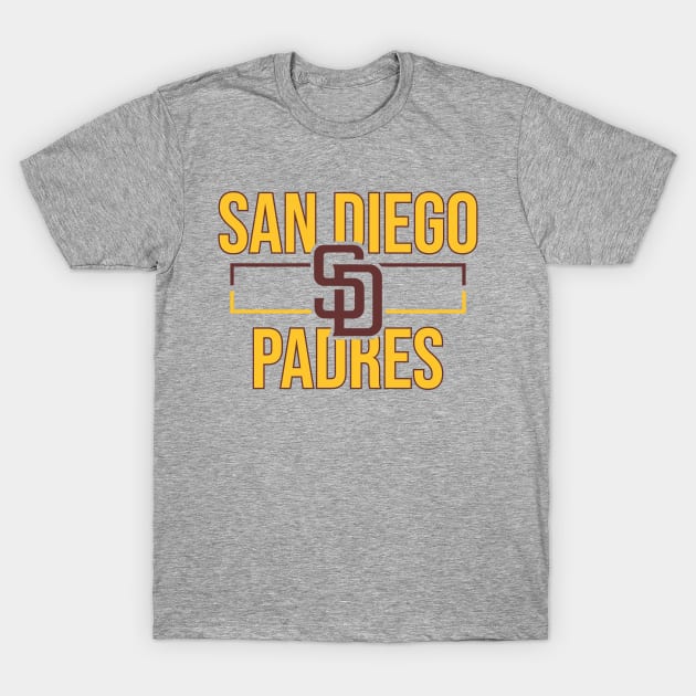 Padres San Diego II T-Shirt by Burblues